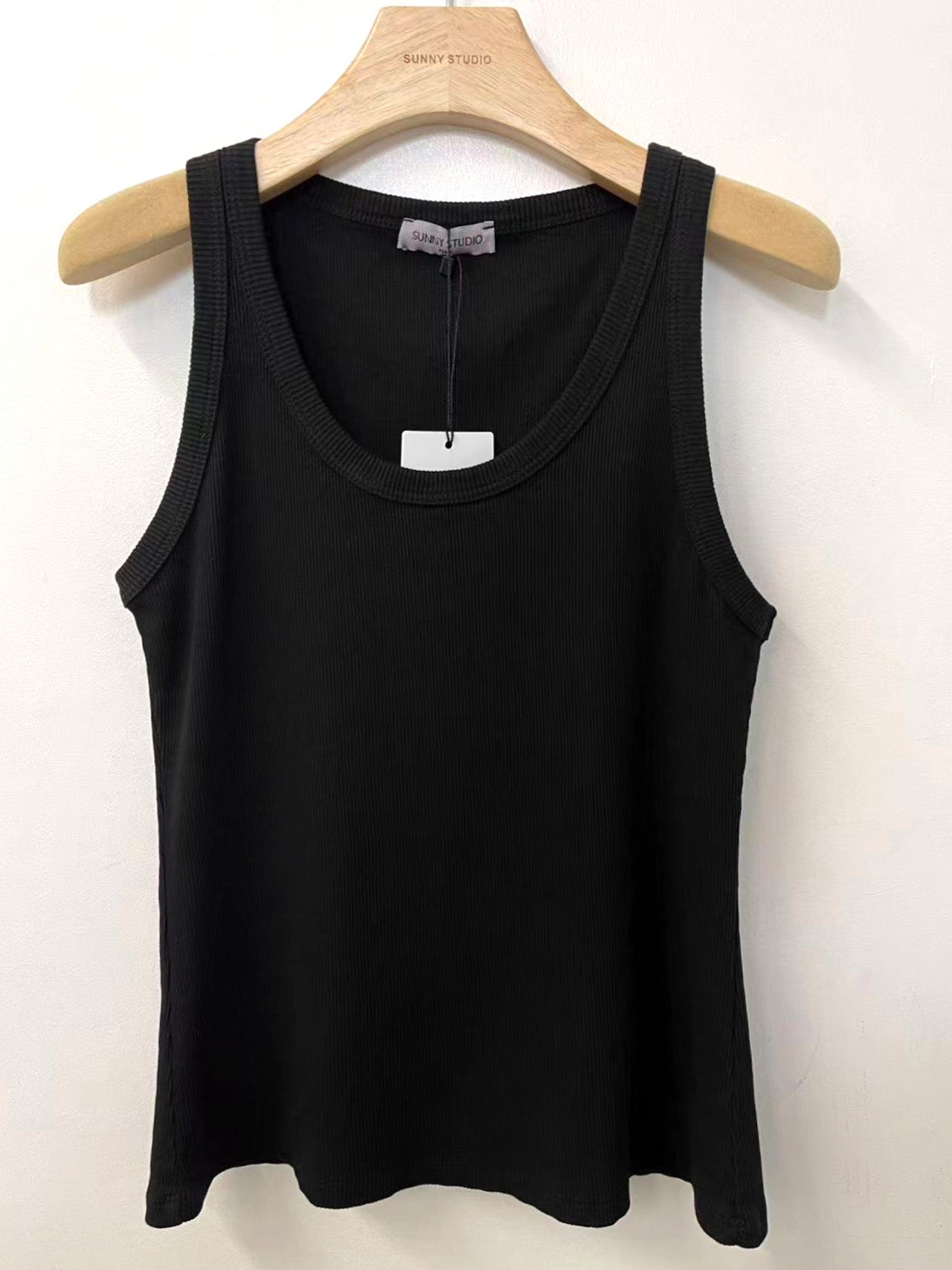 Black Rib Tank - PRESS Primrose Hill