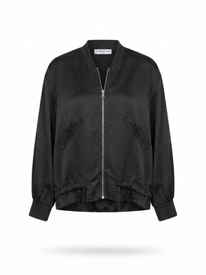 Satin Zip Jacket