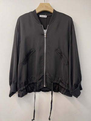 Satin Zip Jacket