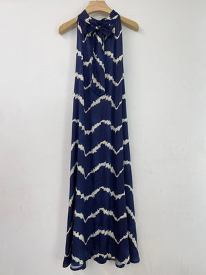 Printed Halter Long Dress