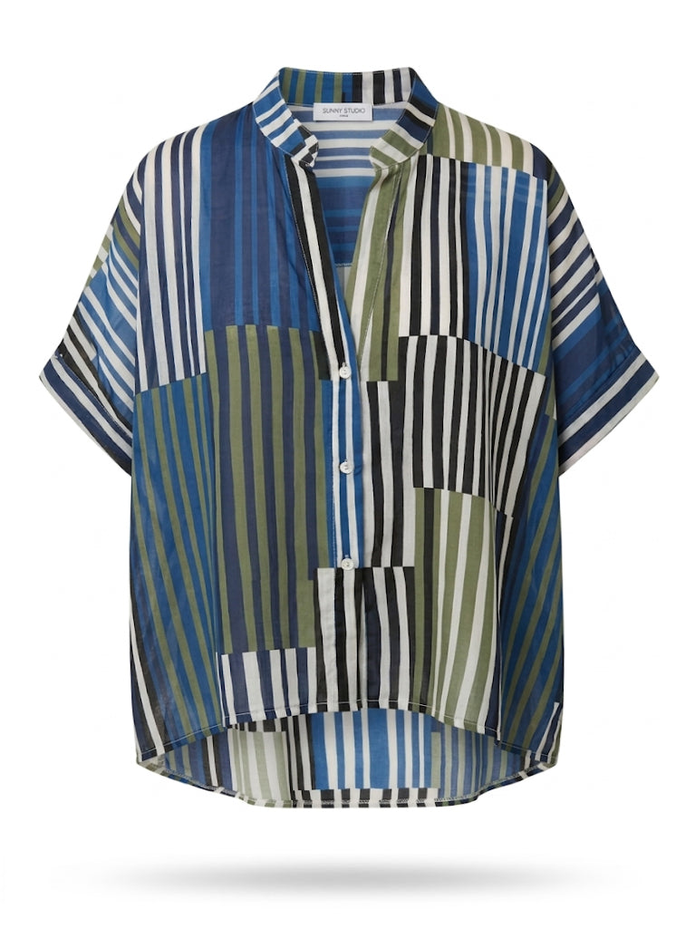 Stripe Blue Top