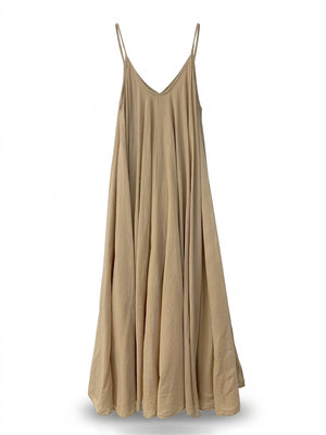 Strappy italian Cotton Long Dress