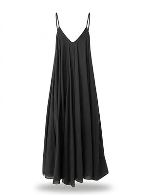Strappy italian Cotton Long Dress