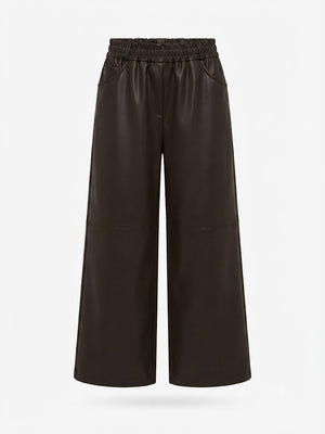 Faux Leather Black or Brown Posh Sweat-Pant