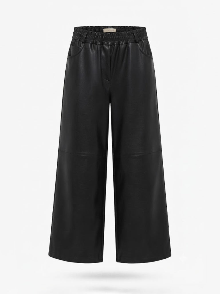 Faux Leather Black or Brown Pant