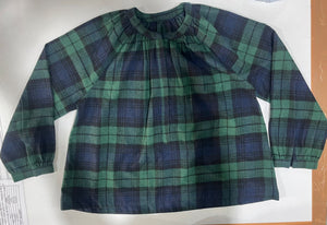 Tartan Mokka Top