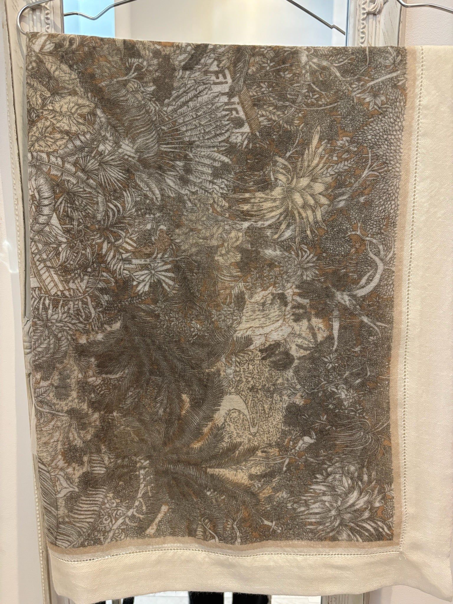 Printed Square Cashmere Scarf - PRESS Primrose Hill