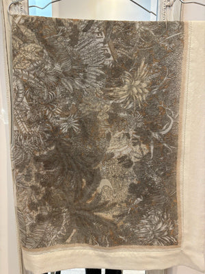 Printed Square Cashmere Scarf - PRESS Primrose Hill