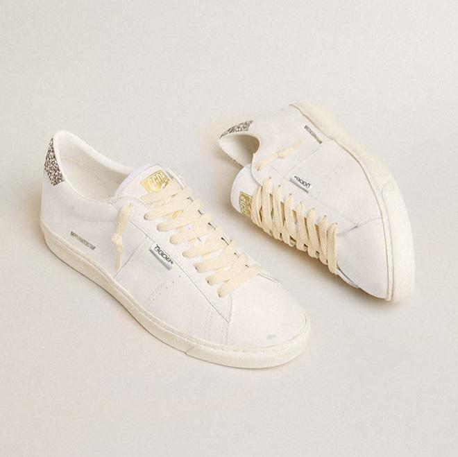 Match Star White Leather Sneaker