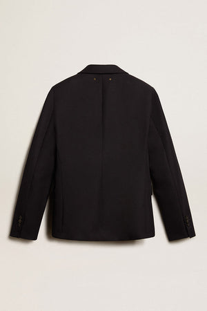 Golden Navy Gabardine DUNE Blazer