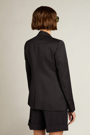 Golden Navy Gabardine DUNE Blazer