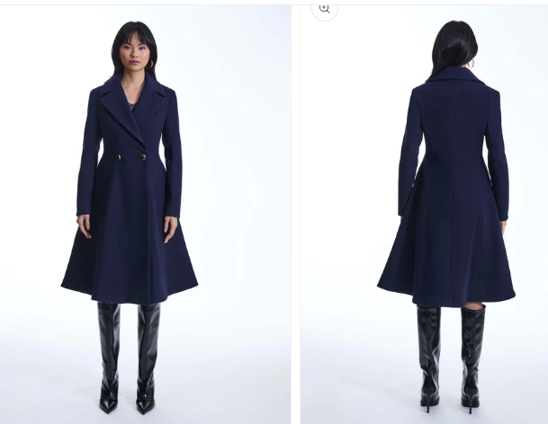 Navy Princess Coat