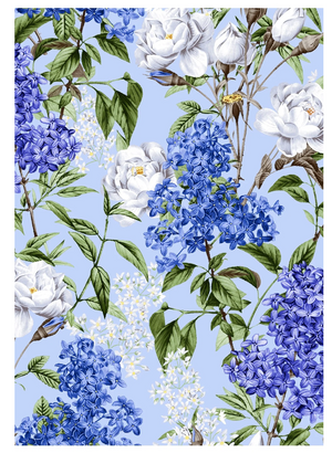 Audrey Lilac-Heaven Soft-Blue Dress - PRESS Primrose Hill