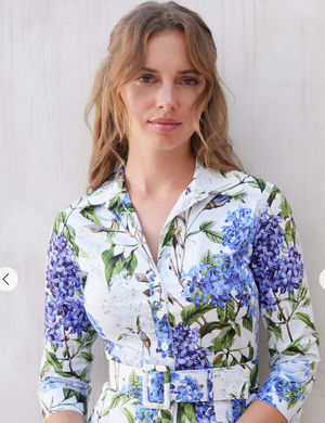 Audrey Lilac-Heaven Soft-Blue Dress