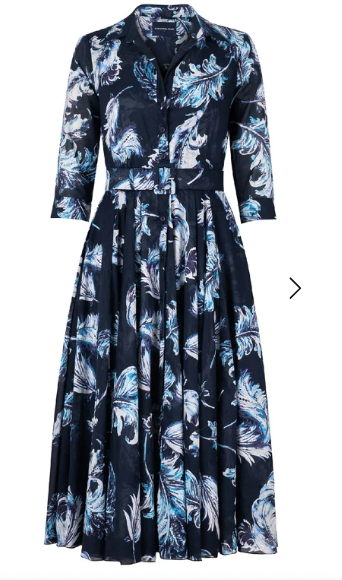 Aster Feather Musola Dress
