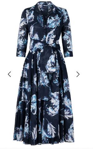 Aster Feather Musola Dress