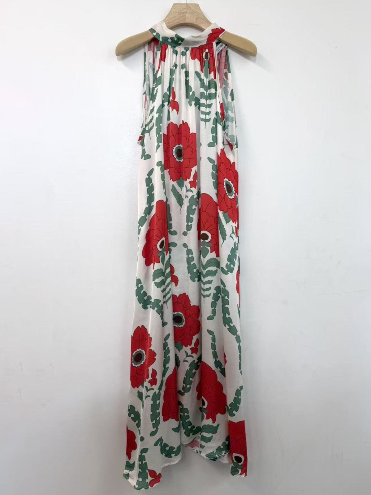 Poppy Halter Long Dress