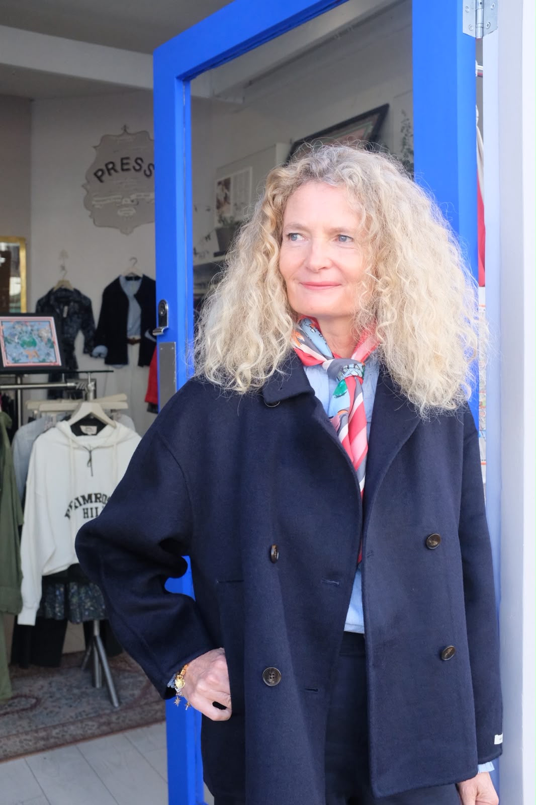 Connie Navy Peacoat - PRESS Primrose Hill