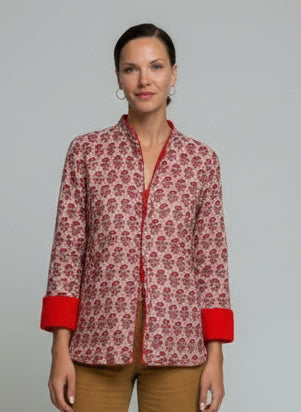 Scarlet Velvet Kelly Jacket