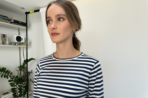 Breton Classic Navy White Top - PRESS Primrose Hill