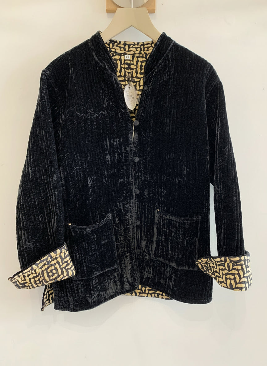 Jet Velvet Kelly Jacket