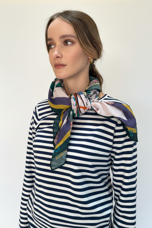 Breton Classic Navy White Top - PRESS Primrose Hill