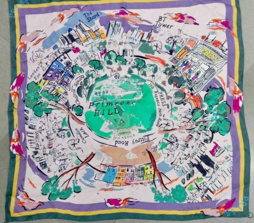 Primrose Hill Silk Scarf