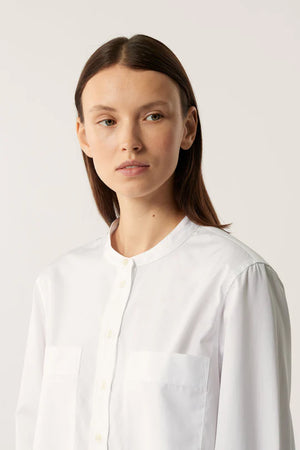 White Cotton Laurette Shirt