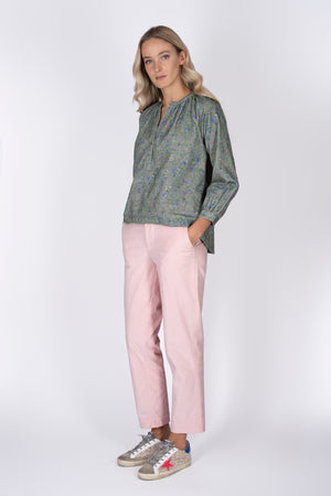 Slim Fit Pale Pink Tweed Trousers | Buy Online at Moss