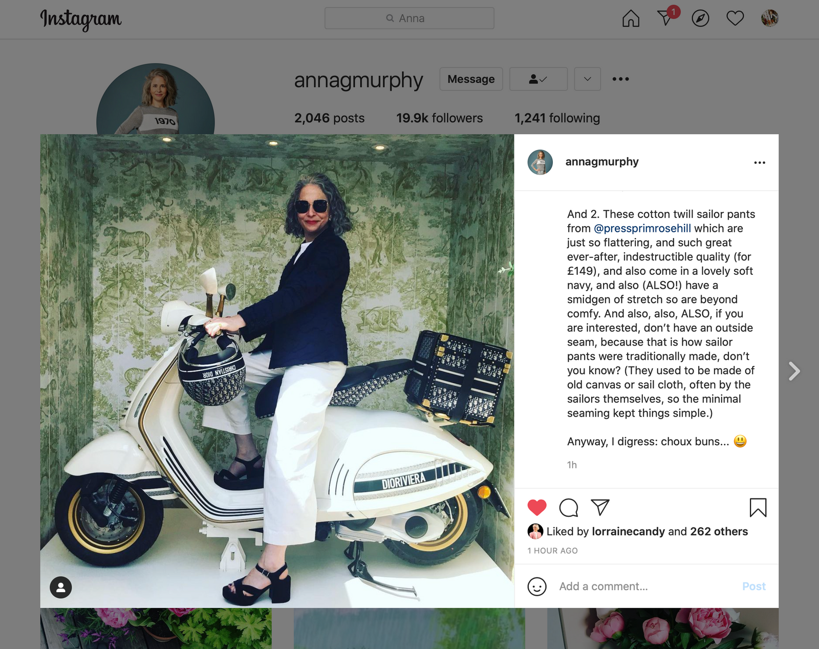 White Sailor cotton pant - PRESS Primrose Hill