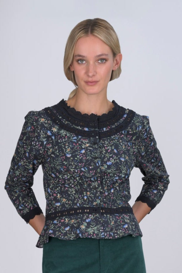 Blue O-D Sophie Blouse