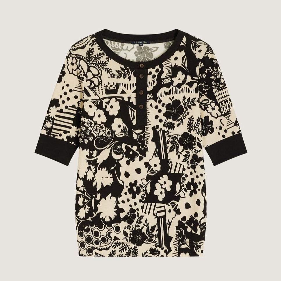 Monalisa printed Tee-Shirt