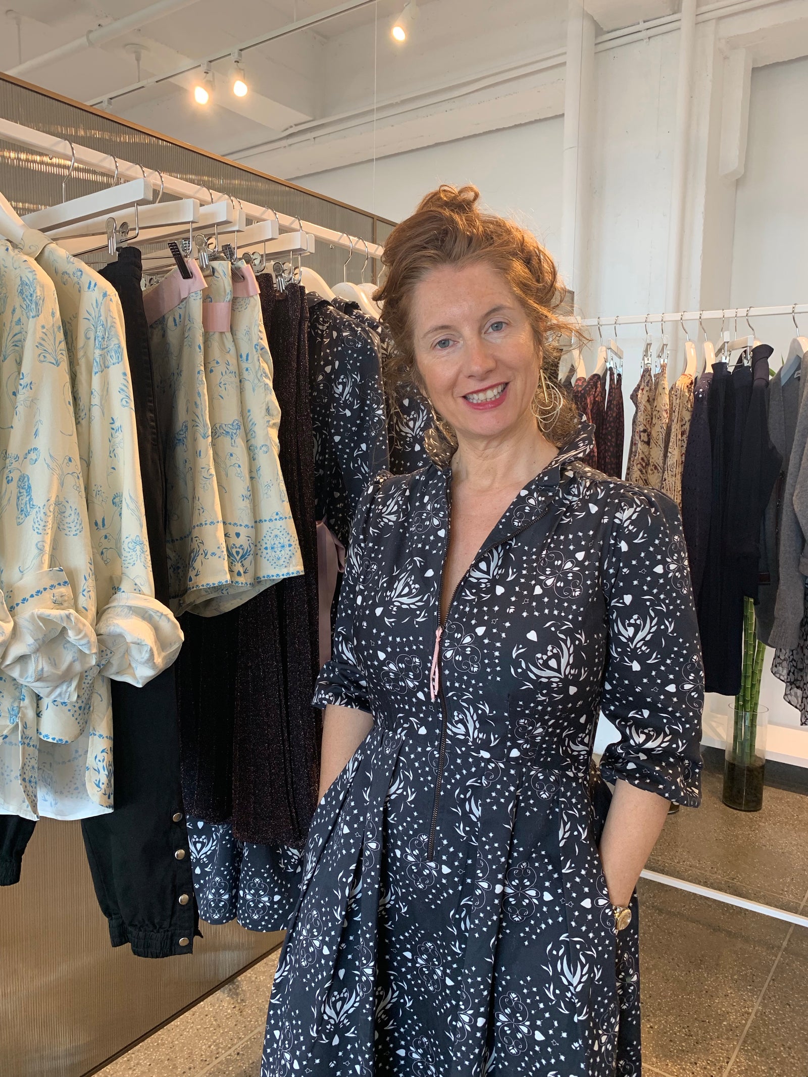 Melanie Press collection sonnet dress vogue