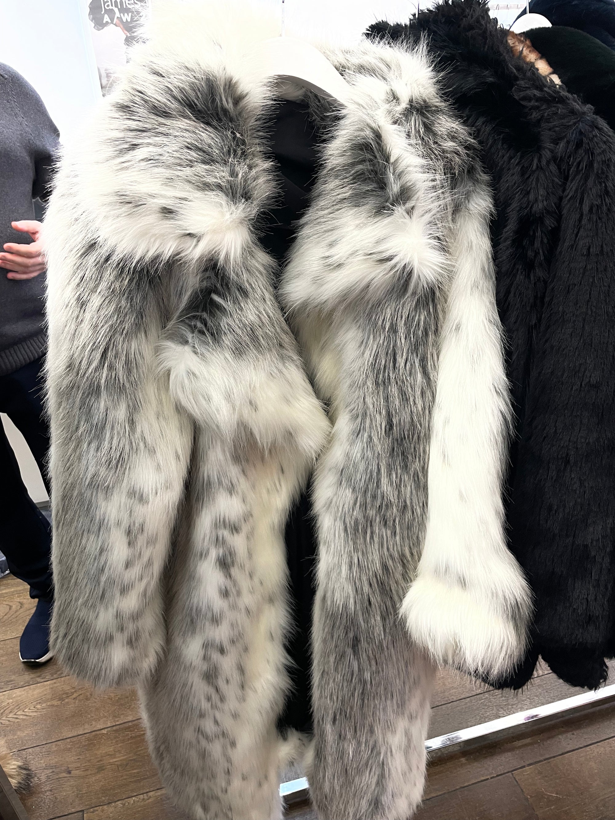 Faux Fur Fox Coat